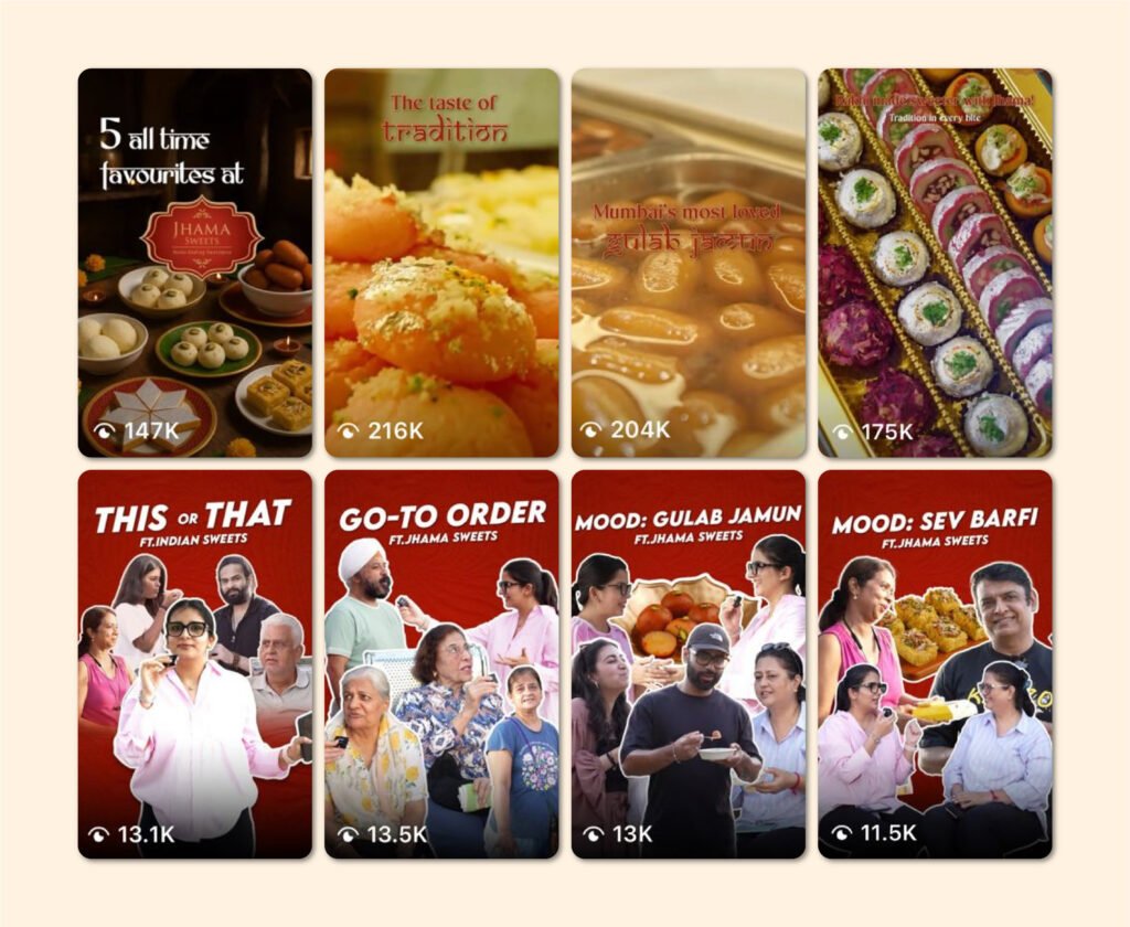 Social Media Marketing Strategy for Jhama Sweets